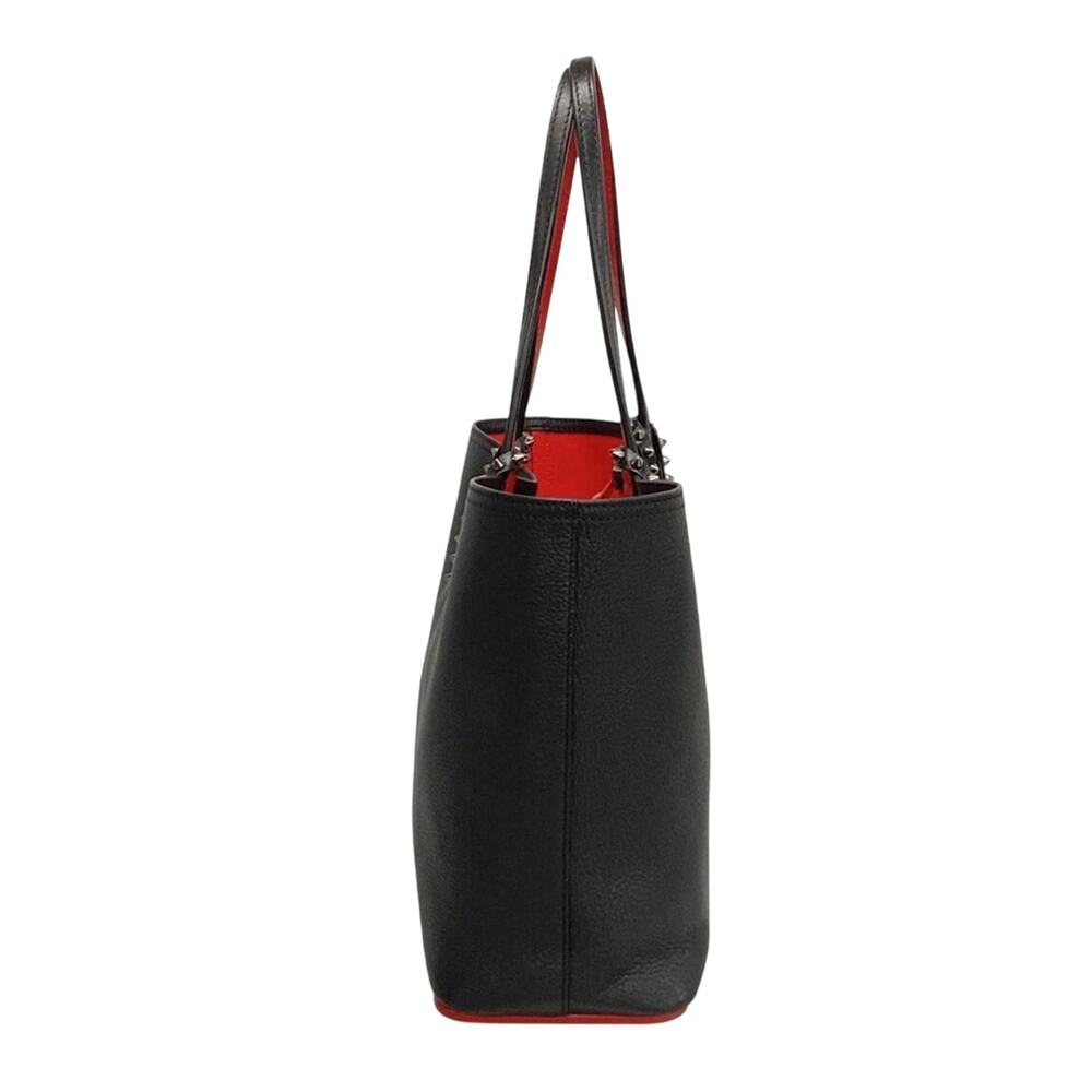 CHRISTIAN LOUBOUTIN Cabata Black Leather Tote Bag - Picture 4 of 5